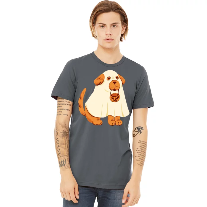 Trick Or Treat Dog Cute Halloween Premium T-Shirt