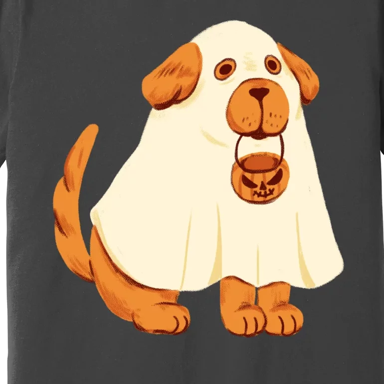 Trick Or Treat Dog Cute Halloween Premium T-Shirt