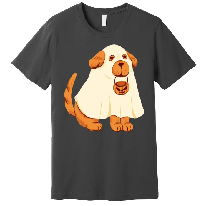 Trick Or Treat Dog Cute Halloween Premium T-Shirt