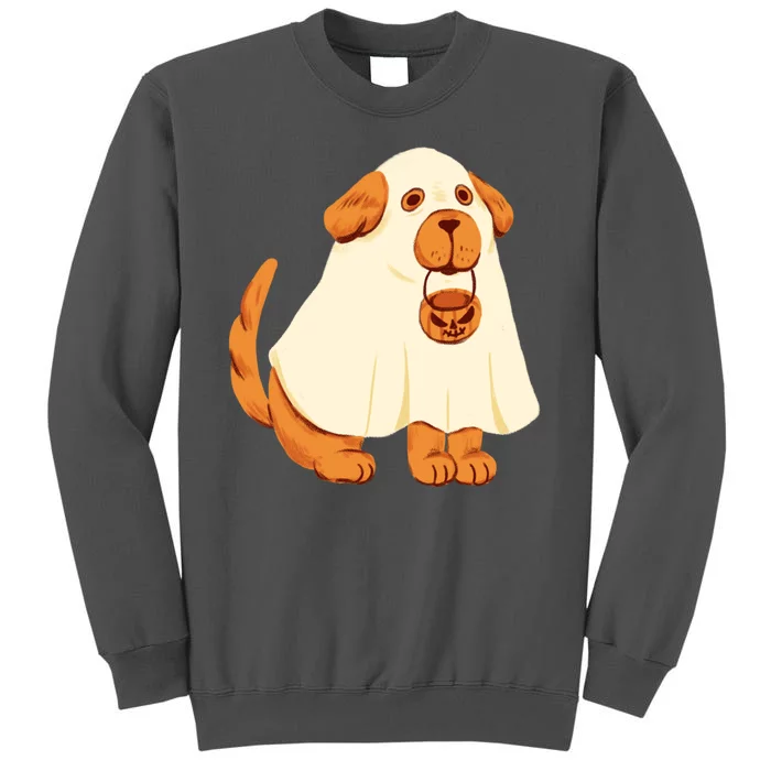 Trick Or Treat Dog Cute Halloween Tall Sweatshirt