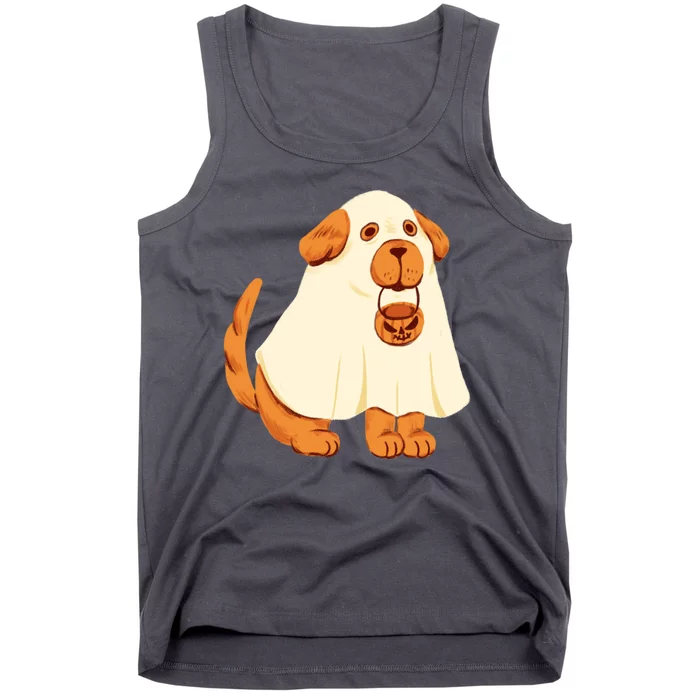 Trick Or Treat Dog Cute Halloween Tank Top