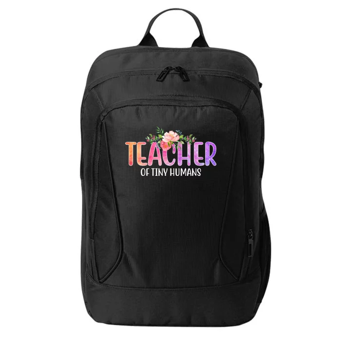 Teacher Of Tiny Humans Floral City Backpack