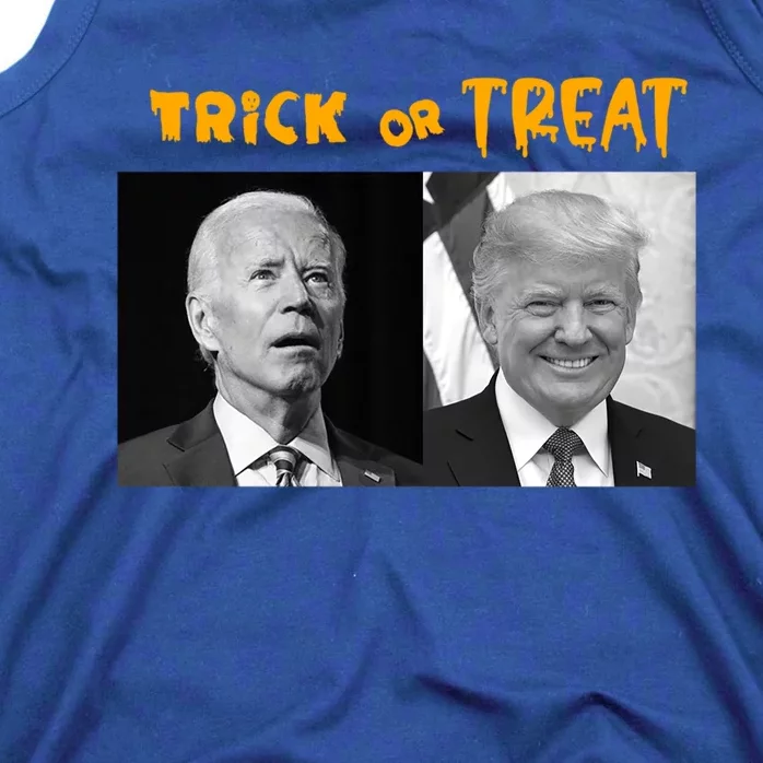 Trick Or Treat Trump 2024 Halloween Joe Biden Very Confused Gift Tank Top