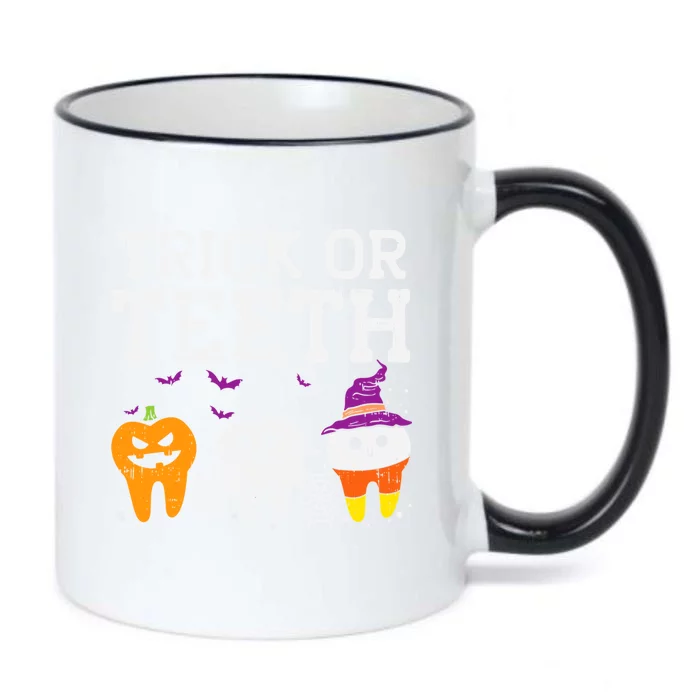 Trick Or Teeth Halloween Costumes Dental Assistant Dentist Gift Black Color Changing Mug