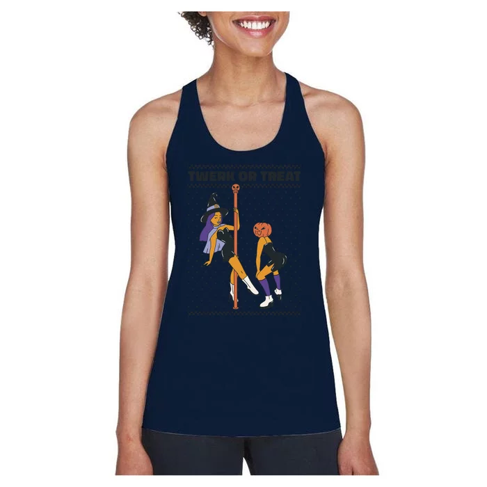 Twerk Or Treat Women's Racerback Tank