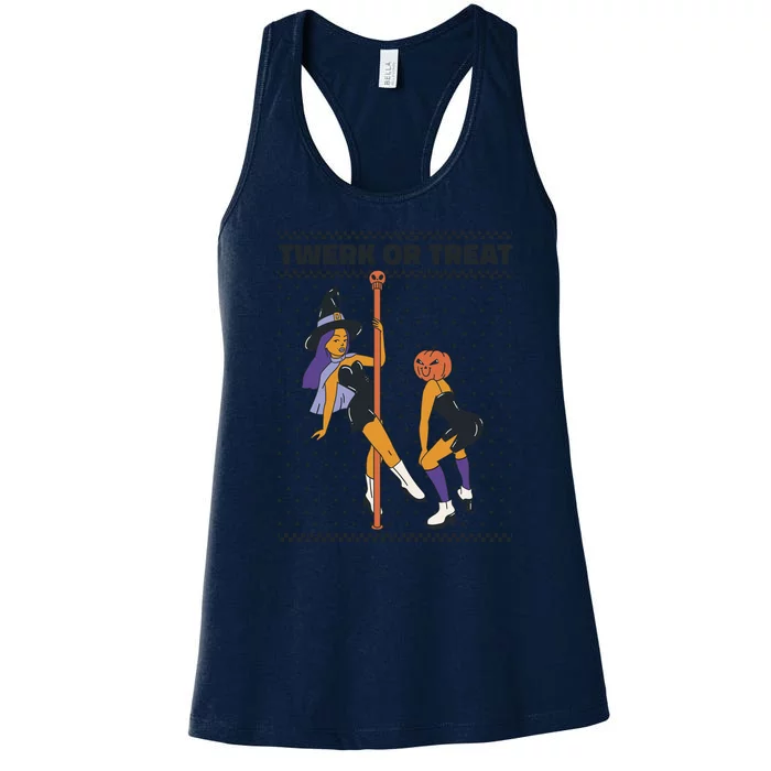 Twerk Or Treat Women's Racerback Tank