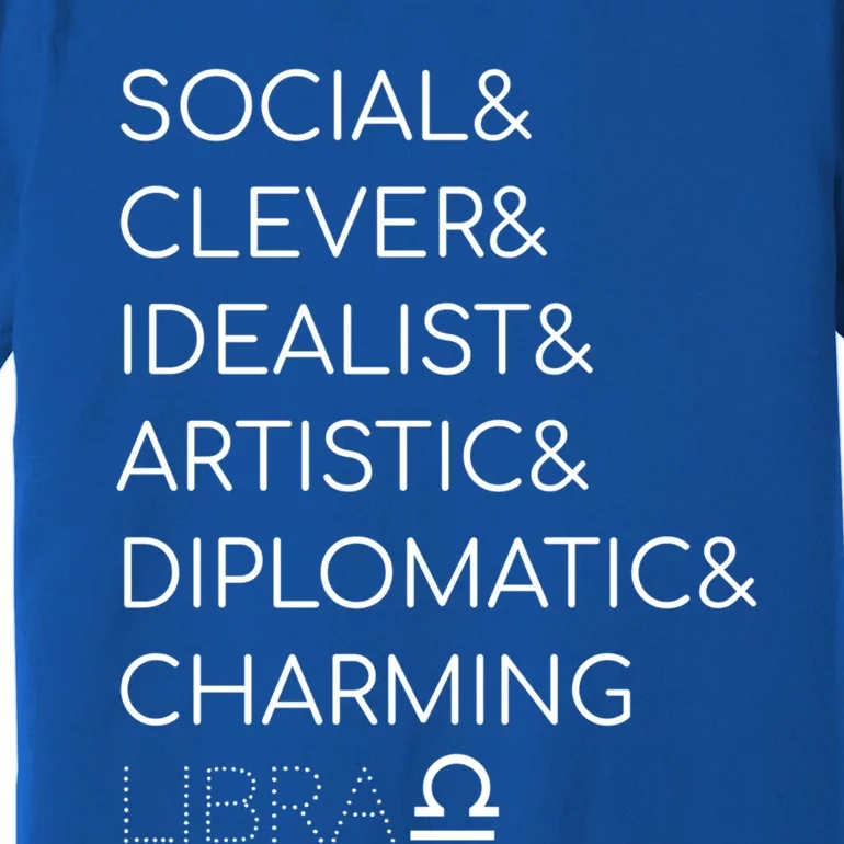 Traits Of The Libra Astrology Quotes Gift Premium T-Shirt