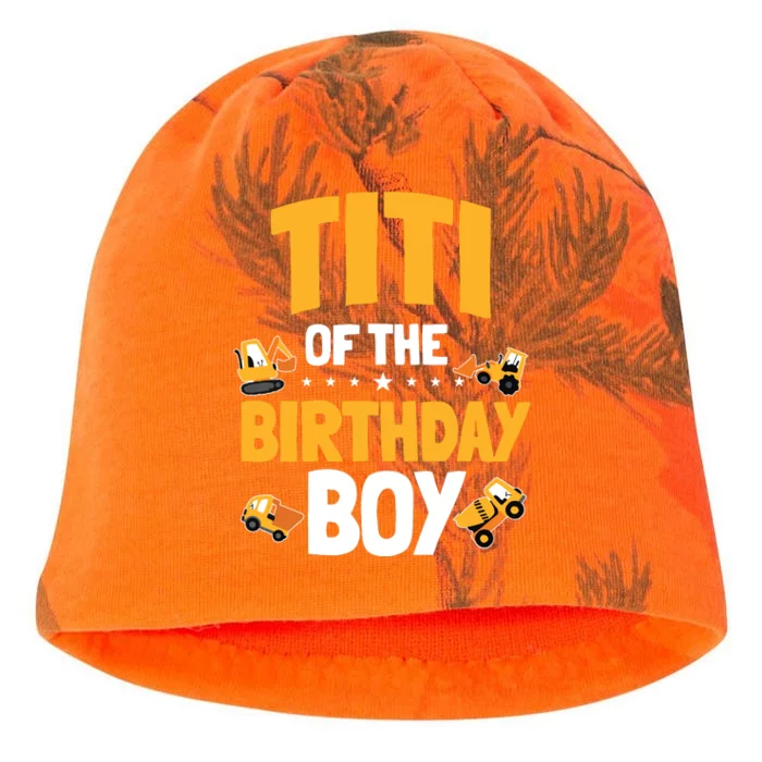 Titi Of The Birthday Boy Construction Worker Bday Party Kati - Camo Knit Beanie