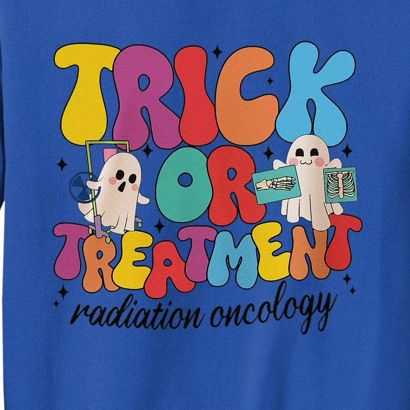 Trick Or Treatment Radiation Oncology Halloween Xray Tech Tall Sweatshirt