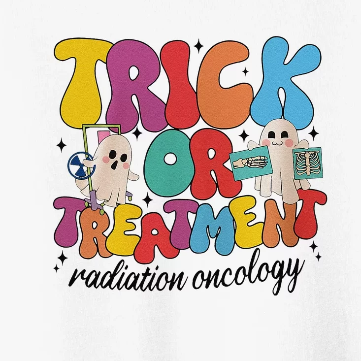 Trick Or Treatment Radiation Oncology Halloween Xray Tech Toddler T-Shirt