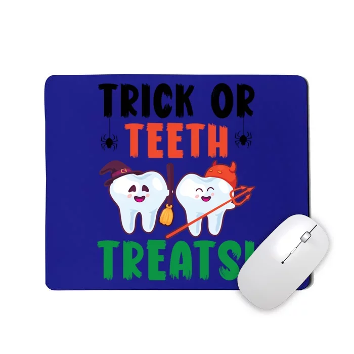 Trick Or Teeth Treats Dentistry Dental Halloween Gift Mousepad