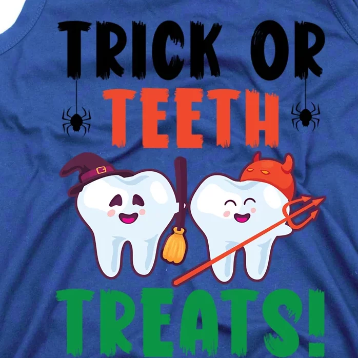 Trick Or Teeth Treats Dentistry Dental Halloween Gift Tank Top