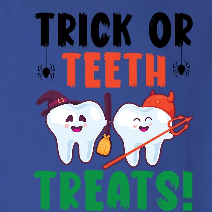 Trick Or Teeth Treats Dentistry Dental Halloween Gift Toddler Long Sleeve Shirt