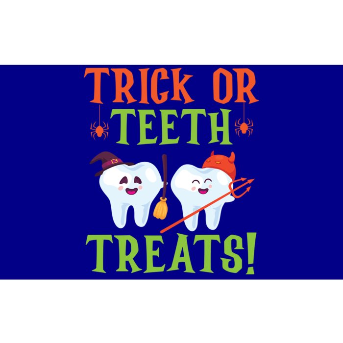 Trick Or Teeth Treats Dentistry Dental Halloween Cute Gift Bumper Sticker