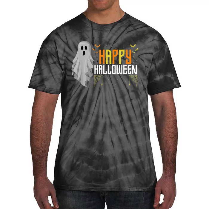 Trick Or Treat Halloween Costume Happy Halloween Tie-Dye T-Shirt