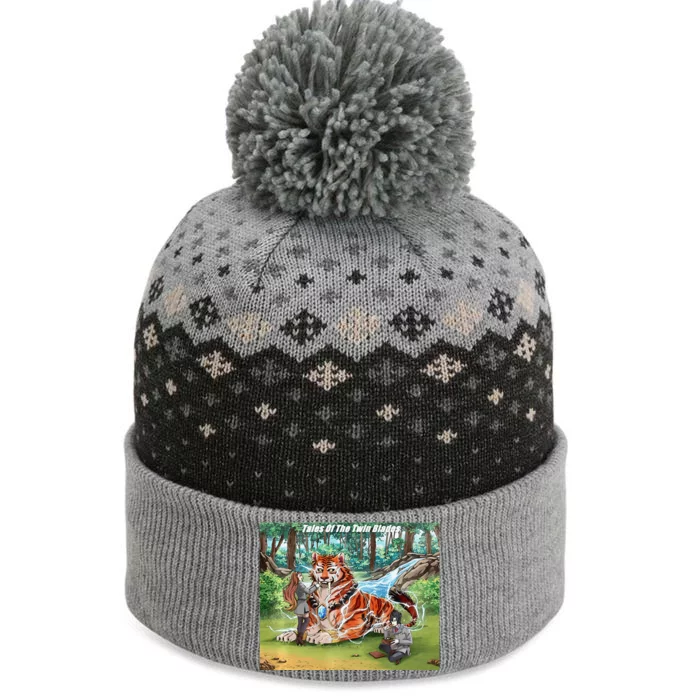 Tales Of The Twin Blades The Trio Premium The Baniff Cuffed Pom Beanie