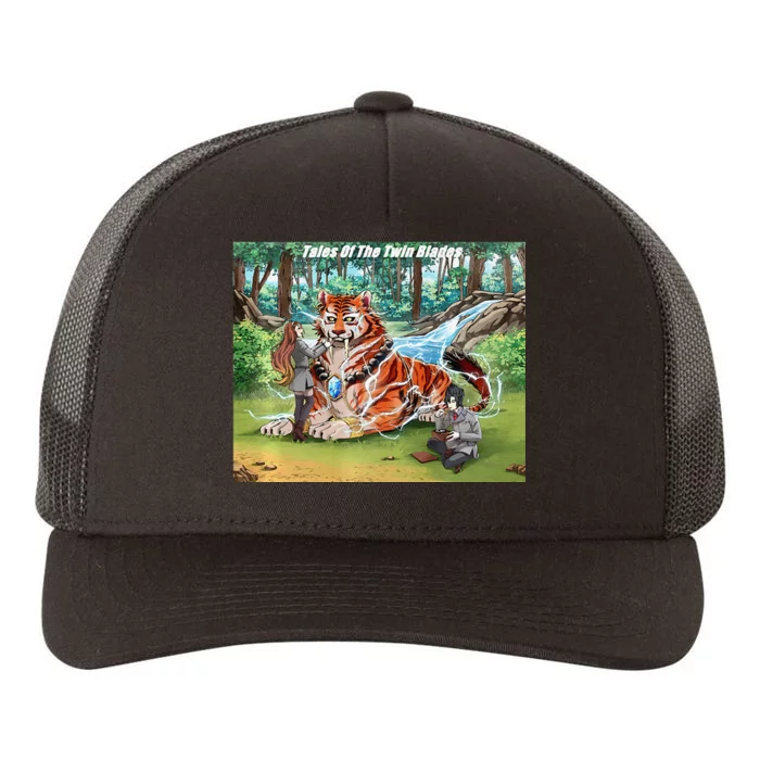 Tales Of The Twin Blades The Trio Premium Yupoong Adult 5-Panel Trucker Hat