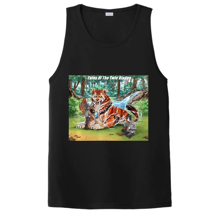 Tales Of The Twin Blades The Trio Premium Performance Tank