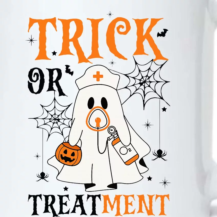 Trick Or Treatment Respiratory Therapist Nurse Halloween Black Color Changing Mug