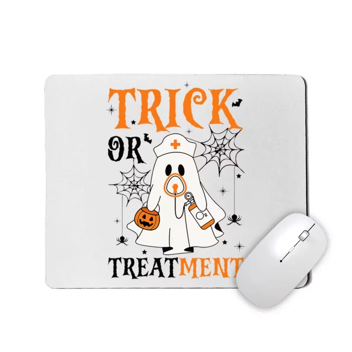 Trick Or Treatment Respiratory Therapist Nurse Halloween Mousepad