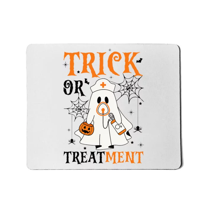 Trick Or Treatment Respiratory Therapist Nurse Halloween Mousepad