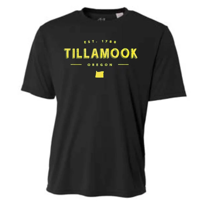 Tillamook Oregon Tillamook Or Cooling Performance Crew T-Shirt