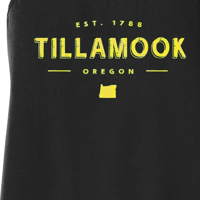 Tillamook Oregon Tillamook Or Women's Racerback Tank