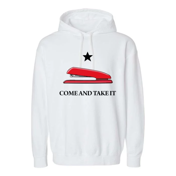 Traces Of Texas Come And Take It Garment-Dyed Fleece Hoodie