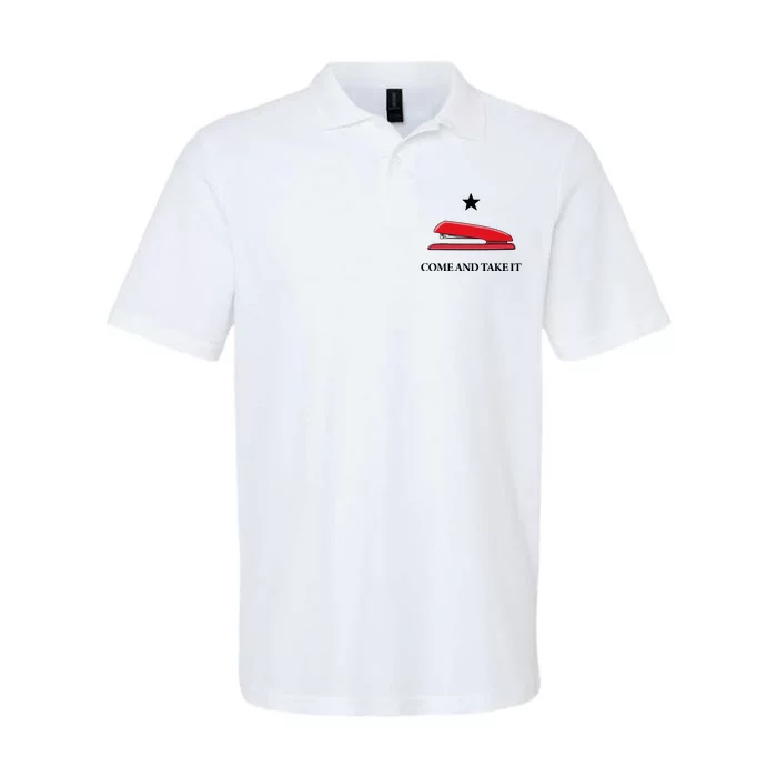 Traces Of Texas Come And Take It Softstyle Adult Sport Polo