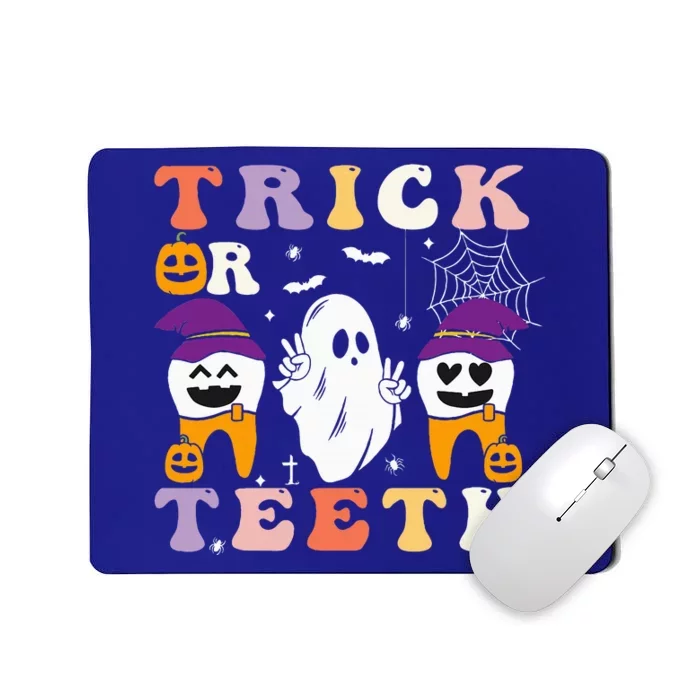 Trick Or Teeth Halloween Costumes Dental Assistant Dentist Mousepad