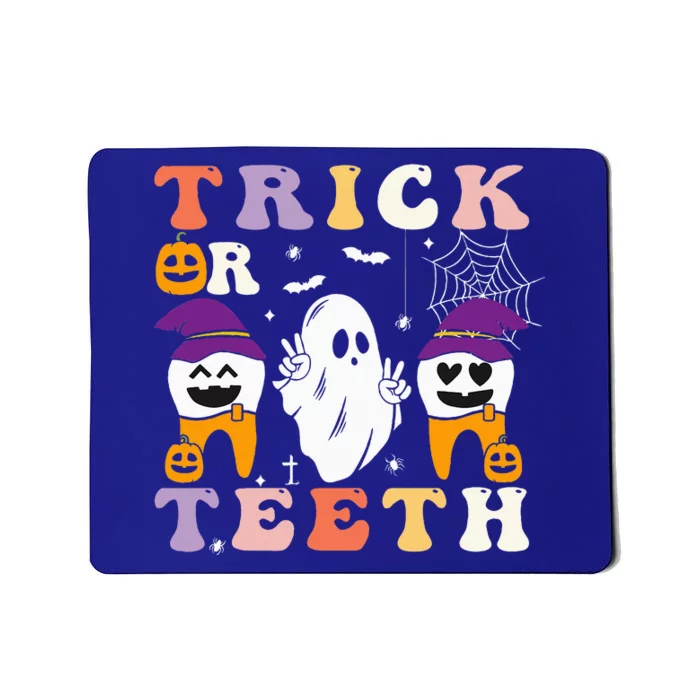 Trick Or Teeth Halloween Costumes Dental Assistant Dentist Mousepad