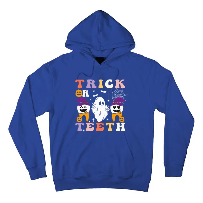 Trick Or Teeth Halloween Costumes Dental Assistant Dentist Tall Hoodie