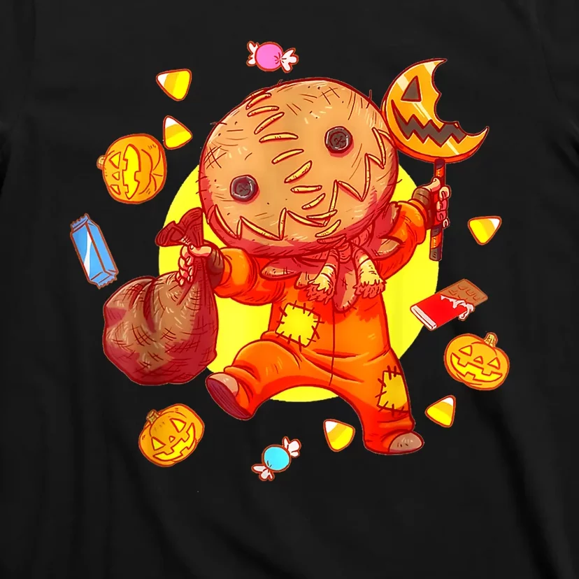 Trick Or Treat Cute Sam Funny Halloween 2024 T-Shirt