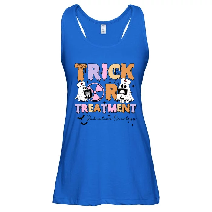 Trick Or Treatment Radiation Oncology Halloween Ladies Essential Flowy Tank