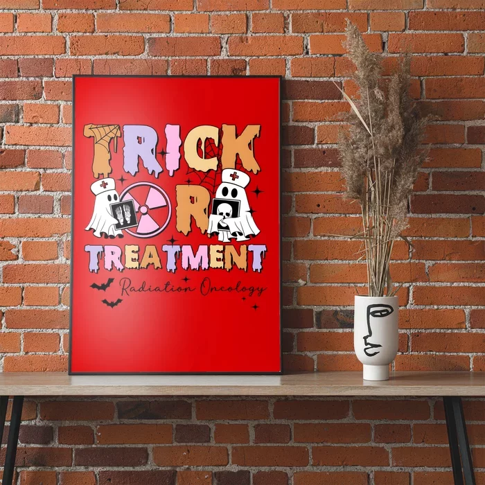 Trick Or Treatment Radiation Oncology Halloween Poster