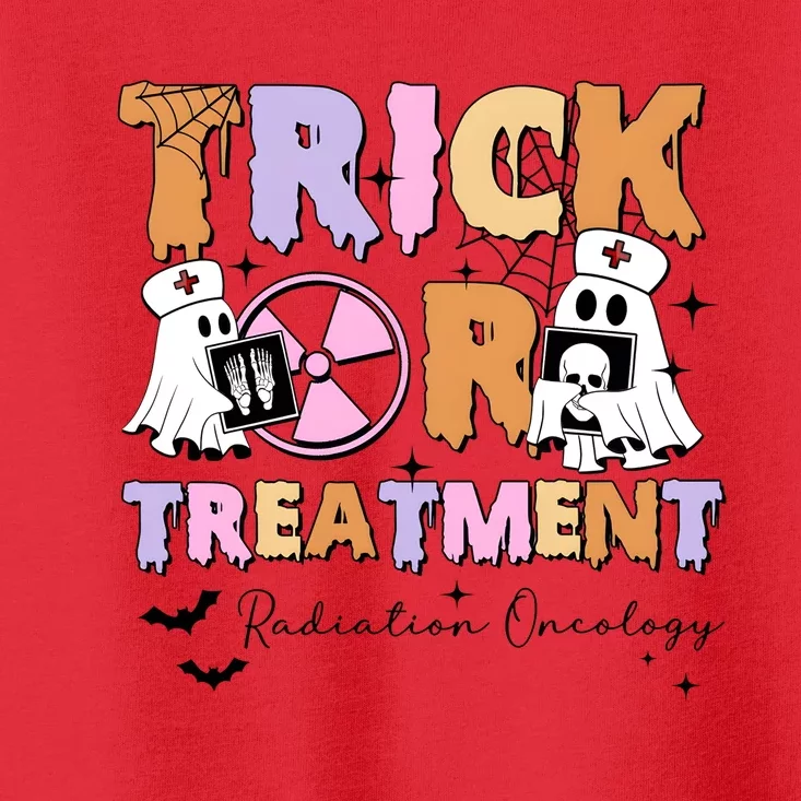 Trick Or Treatment Radiation Oncology Halloween Toddler T-Shirt