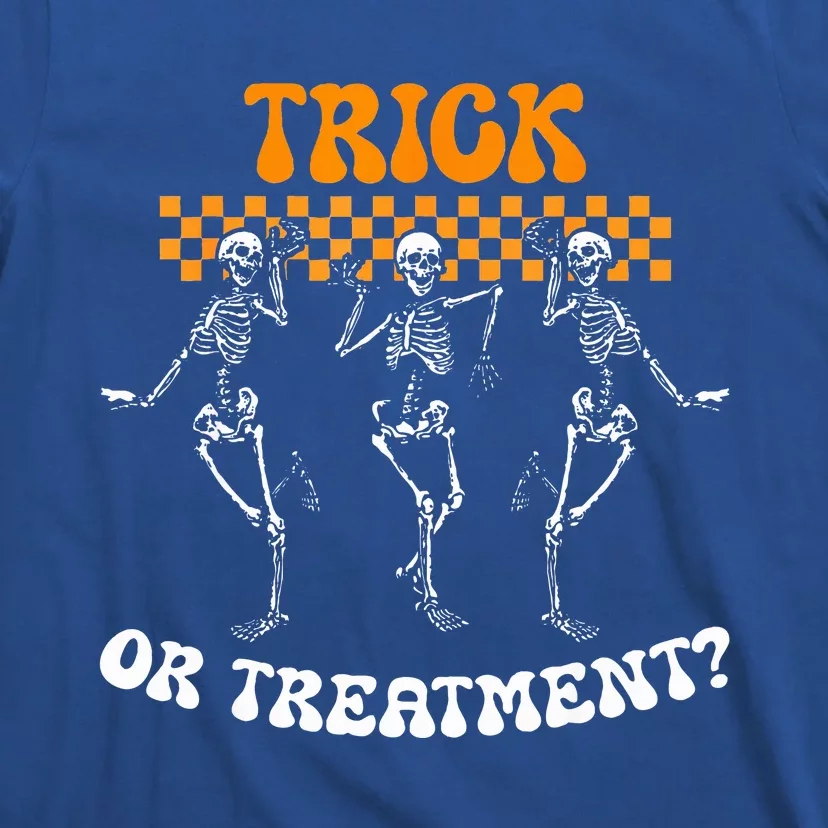 Trick Or Treatment Physical Therapy Skeleton PT Halloween T-Shirt