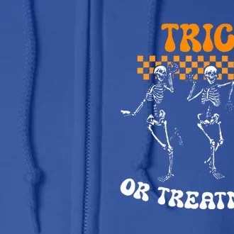 Trick Or Treatment Physical Therapy Skeleton PT Halloween Full Zip Hoodie