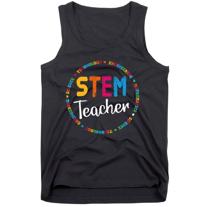 Think Outside The Box Tee STEAM Back to School STEM Teacher Tank Top