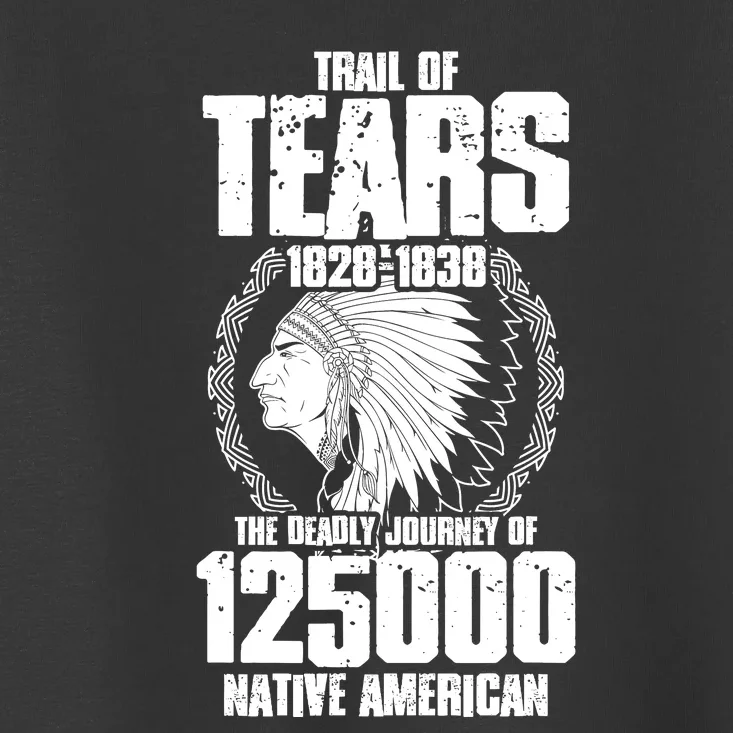 Trail Of Tears The Deadly Journey Of Native American Toddler T-Shirt