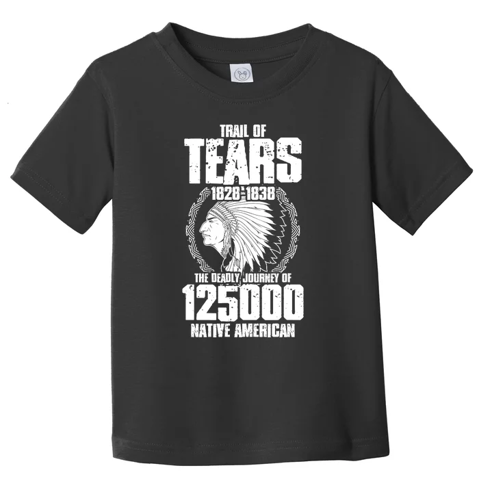 Trail Of Tears The Deadly Journey Of Native American Toddler T-Shirt