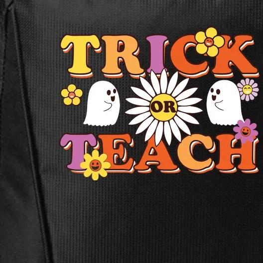 Trick Or Teach Teacher Halloween , Teacher Halloween Costume, City Backpack