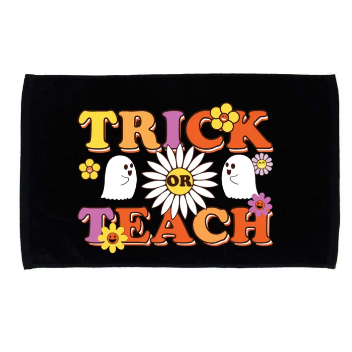 Trick Or Teach Teacher Halloween , Teacher Halloween Costume, Microfiber Hand Towel