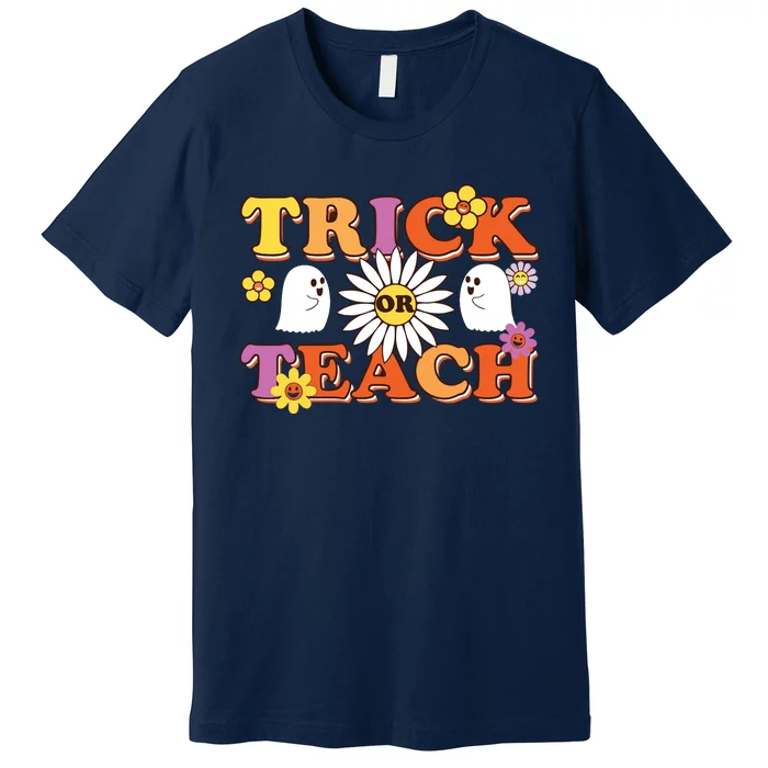 Trick Or Teach Teacher Halloween , Teacher Halloween Costume, Premium T-Shirt