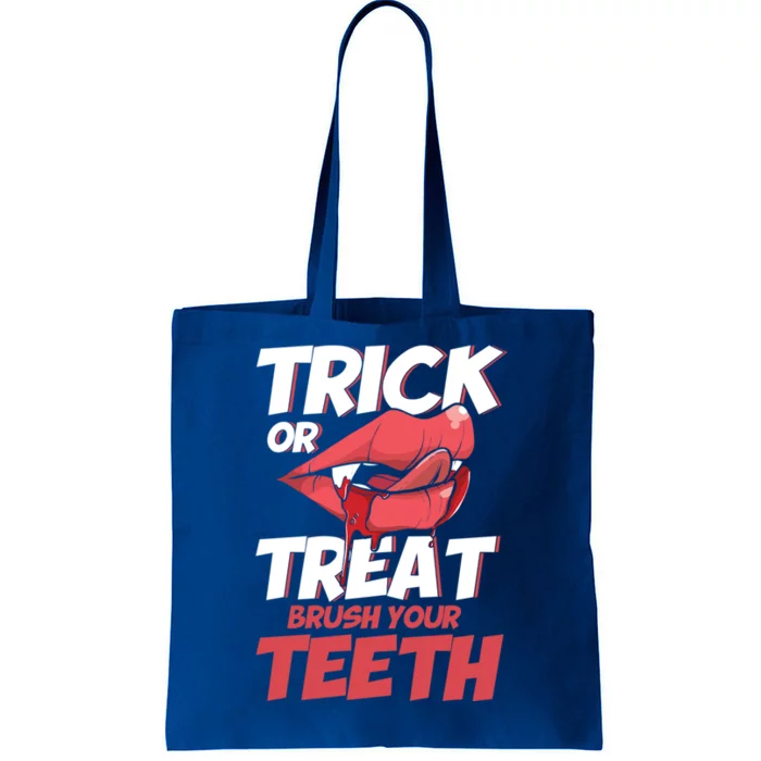 Trick Or Treat Cleaning Your Teeth Dental Aid Gift Tote Bag