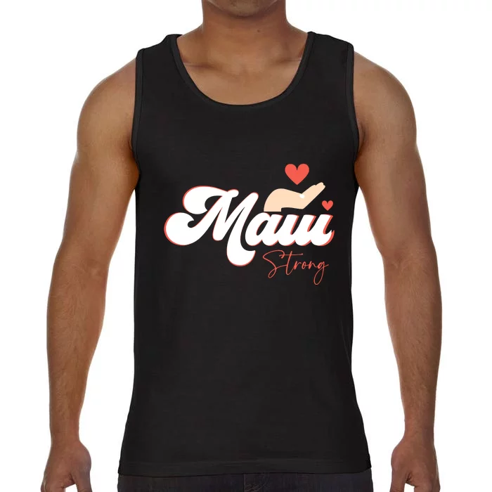 Vintage Strong Maui Hawaii Island I Love Hawaii Comfort Colors® Tank Top