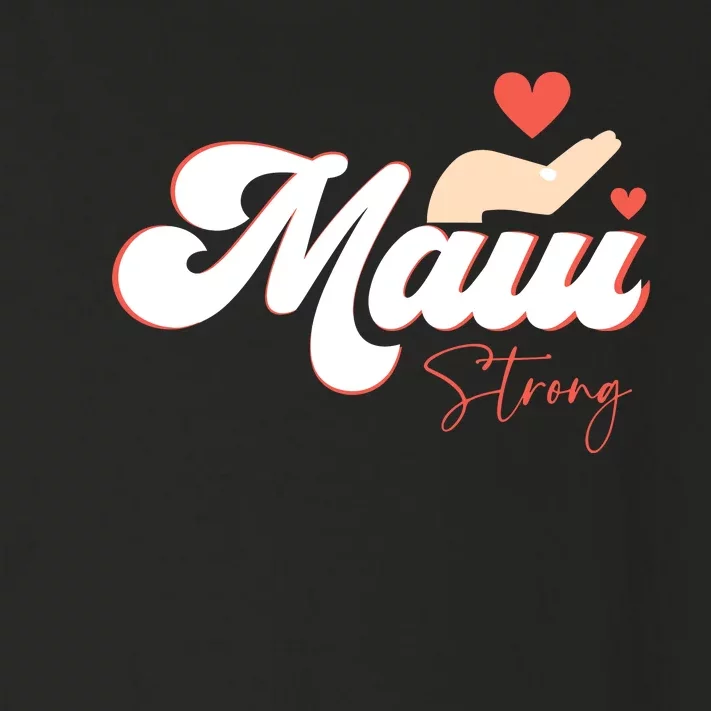 Vintage Strong Maui Hawaii Island I Love Hawaii Toddler Long Sleeve Shirt