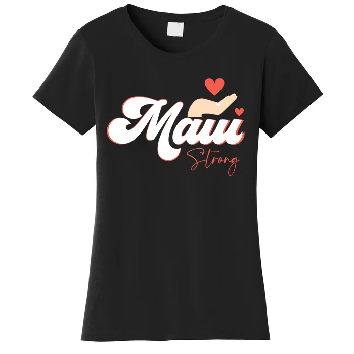 Vintage Strong Maui Hawaii Island I Love Hawaii Women's T-Shirt