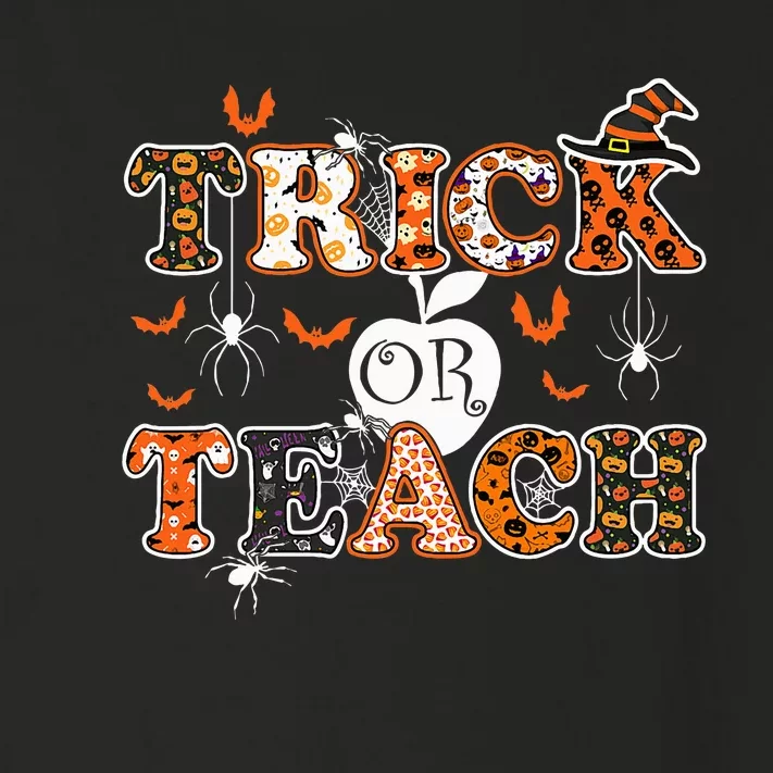 Trick Or Teach Funny Teacher Halloween Costume 2020 Gifts Toddler Long Sleeve Shirt