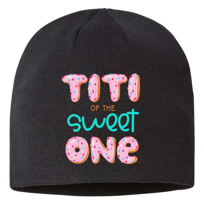 Titi of The Sweet One First Birthday Matching Family Donut 8 1/2in Sustainable Knit Beanie